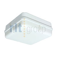 KRYPTON - Bulkhead 16W Square, White/Opal