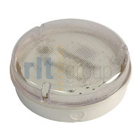 KRYPTON - Bulkhead 16W Round, White/Prismatic