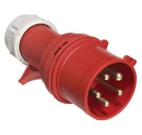 16A 415V IP44 3P+N+E trailing plug red