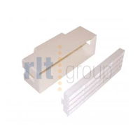 100x54mm Flat Channel Ducting Horizontal air brick